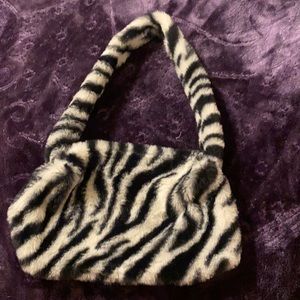 Zebra mini purse